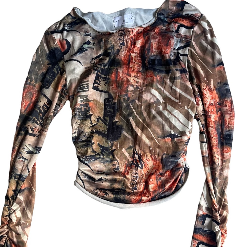 ✧・゚: *✧・゚:* ABSTRACT PATTERN TOP ✧・゚: *✧・゚:* - Picture 2 of 2
